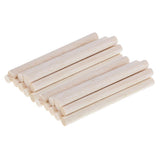 20 Pieces 8mm Round Balsa Wood Stick Unfinished Woodcraft Stick Dowel Rod for Kindergarten Handmade Craft Model Making Accessories 100mm - Aladdin Shoppers
