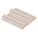 20 Pieces 8mm Round Balsa Wood Stick Unfinished Woodcraft Stick Dowel Rod for Kindergarten Handmade Craft Model Making Accessories 100mm - Aladdin Shoppers