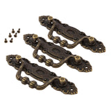 3 Pack Large Drop Bail Dresser Pull Handle Drawer Pulls Rustic Antique Bronze Kitchen Cabinet Pull Handle Hardware 10.6 x 2 x 3.5 cm - Aladdin Shoppers