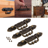 3 Pack Large Drop Bail Dresser Pull Handle Drawer Pulls Rustic Antique Bronze Kitchen Cabinet Pull Handle Hardware 10.6 x 2 x 3.5 cm - Aladdin Shoppers