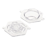 1Pcs Plastic Clear Lotus Soap Candle Mold DIY Handmade Soap Moulds, 90 x 77 x 30mm - Aladdin Shoppers