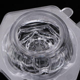 1Pcs Plastic Clear Lotus Soap Candle Mold DIY Handmade Soap Moulds, 90 x 77 x 30mm - Aladdin Shoppers