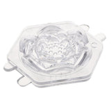 1Pcs Plastic Clear Lotus Soap Candle Mold DIY Handmade Soap Moulds, 90 x 77 x 30mm - Aladdin Shoppers