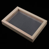 Maxbell 2 Pieces Handmade Wooden Paper Making Mould Frame Screen Tool for Handcraft