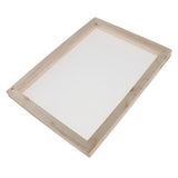 Maxbell 2 Pieces Handmade Wooden Paper Making Mould Frame Screen Tool for Handcraft