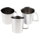 Maxbell 2pcs Stainless Steel Candle Making Pitcher Wax Melting Pouring Pots 1500+500