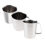 Maxbell 2pcs Stainless Steel Candle Making Pitcher Wax Melting Pouring Pots 1500+500