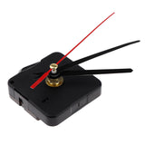 Maxbell 4pcs Wall Clock Movement with Pointer for DIY and Repair black red pointer