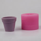 1 pieces food grade Flower Pot shape Mold resin crafts casting mold DIY tool