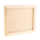 Maxbell 2xnatural wooden photo frame picture frame art frame desktop display  23x19cm