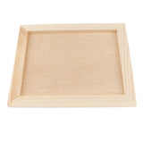 Maxbell 2xnatural wooden photo frame picture frame art frame desktop display  23x19cm