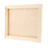 Maxbell 2xnatural wooden photo frame picture frame art frame desktop display  23x19cm