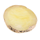 Resin Imitation Agate Nail Art Palette Drink Coaster Cup Mat Decor Yellow