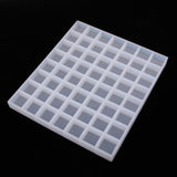 Maxbell 56 Cavity Silicone Mould 31x31x19mm Mini Cubes Mold Ice Cube Tray Chocolate Cake Molds Cube Sugar Jelly Mold DIY Freezing Baking Molding Craft Tool - Aladdin Shoppers