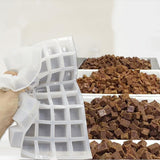Maxbell 56 Cavity Silicone Mould 31x31x19mm Mini Cubes Mold Ice Cube Tray Chocolate Cake Molds Cube Sugar Jelly Mold DIY Freezing Baking Molding Craft Tool - Aladdin Shoppers