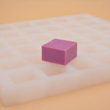 Maxbell 56 Cavity Silicone Mould 31x31x19mm Mini Cubes Mold Ice Cube Tray Chocolate Cake Molds Cube Sugar Jelly Mold DIY Freezing Baking Molding Craft Tool - Aladdin Shoppers