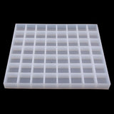 Maxbell 56 Cavity Silicone Mould 31x31x19mm Mini Cubes Mold Ice Cube Tray Chocolate Cake Molds Cube Sugar Jelly Mold DIY Freezing Baking Molding Craft Tool - Aladdin Shoppers