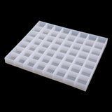Maxbell 56 Cavity Silicone Mould 31x31x19mm Mini Cubes Mold Ice Cube Tray Chocolate Cake Molds Cube Sugar Jelly Mold DIY Freezing Baking Molding Craft Tool - Aladdin Shoppers