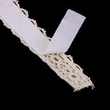 Maxbell 2 Pieces Fabric Lace Washi Tape Self Adhesive Trim Wedding coffee