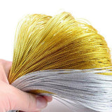 Maxbell 2 Pieces Jewelry Braided Thread Metallic Cords Jewellery Making Accessory