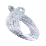 Maxbell 2 Pieces Jewelry Braided Thread Metallic Cords Jewellery Making Accessory