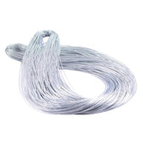 Maxbell 2 Pieces Jewelry Braided Thread Metallic Cords Jewellery Making Accessory