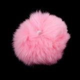 Maxbell 30Set  Faux Fur Pom Pom Ball Keychain for DIY Hat Bag Hair Accessories