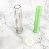 Maxbell 3Pcs Plastic Clear Candle Mold Soap Mould Candles Making Craft Model