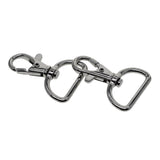 Maxbell 2x Lanyard Swivel Snap Hooks Lobster Clips For Bag Keychain Accessories