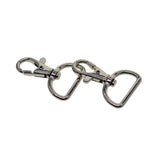 Maxbell 2x Lanyard Swivel Snap Hooks Lobster Clips For Bag Keychain Accessories