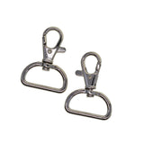 Maxbell 2x Lanyard Swivel Snap Hooks Lobster Clips For Bag Keychain Accessories
