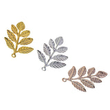 Maxbell 60Pcs/lot Large Filigree Leaf Branches Jewelry Making Findings