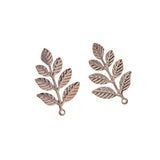 Maxbell 60Pcs/lot Large Filigree Leaf Branches Jewelry Making Findings