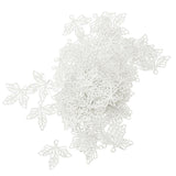 Maxbell 200 pcs Leaf Charms Pendants Fit DIY Earring Hair Accessory Golden& Platinum