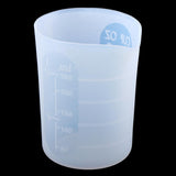 Maxbell 3 Piece 250ml Measuring Cup Silicone Mold DIY Jewelry Scale Resin Glue Tools