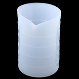 Maxbell 3 Piece 250ml Measuring Cup Silicone Mold DIY Jewelry Scale Resin Glue Tools