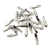 Maxbell 4x30/100Pack Flat Single Prong Alligator Hair Clips DIY Blanks 35mm 30pcs