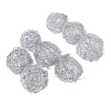 Maxbell 3/5x Wicker Rattan Balls Home Christmas Wedding Party Decorative Crafts 10cm