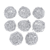 Maxbell 3/5x Wicker Rattan Balls Home Christmas Wedding Party Decorative Crafts 10cm