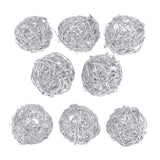 Maxbell 3/5x Wicker Rattan Balls Home Christmas Wedding Party Decorative Crafts 10cm