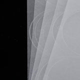 Maxbell 5 Half Transparent Shrink Film Sheets Shrinkable Paper Craft Dull Polish Circle Heart