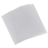 Maxbell 5 Half Transparent Shrink Film Sheets Shrinkable Paper Craft Dull Polish Circle Heart