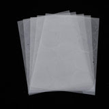 Maxbell 5 Half Transparent Shrink Film Sheets Shrinkable Paper Craft Dull Polish Circle Heart