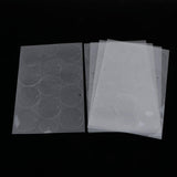 Maxbell 5 Half Transparent Shrink Film Sheets Shrinkable Paper Craft Dull Polish Circle Heart