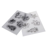 Maxbell 10Sheet Multi Patterns Designs Shrink Plastic Shrink Film Shrinkable Paper B