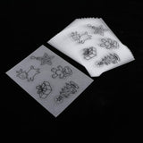 Maxbell 10Sheet Multi Patterns Designs Shrink Plastic Shrink Film Shrinkable Paper B
