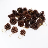 Maxbell 36pcs natural real dried pine cone for christmas thanks giving ornaments  B