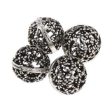 Maxbell 4x Tibetan Silver Loose Beads Jewelry Bracelet Necklace Findings Crafts