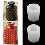 Maxbell 3D Flower Vase Bottle silicone mold for candle soap DIY crafts  40x40x55mm