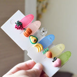 Maxbell Cute Vegetable Hair Clip Alligator Hairpins Snap Accessories for Kids DIY